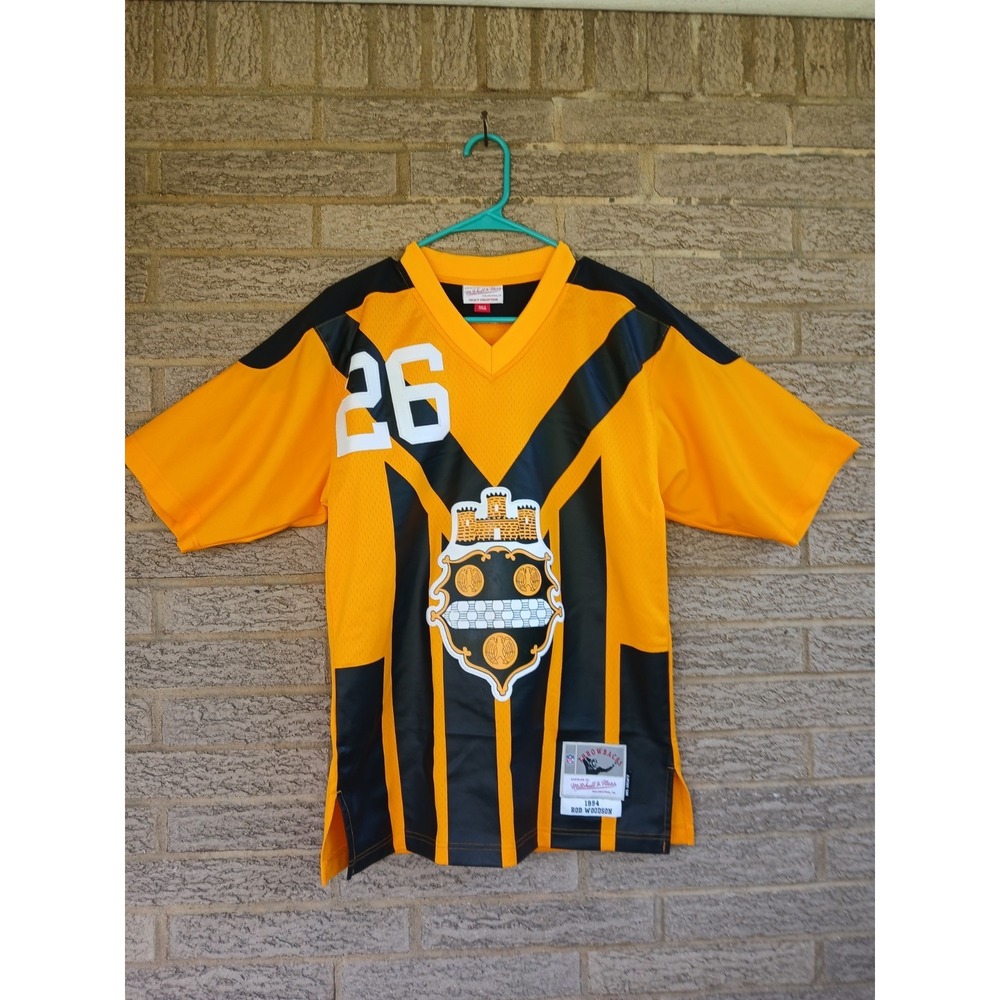 Mitchell & Ness Pittsburgh Steelers Rod Woodson 26 Throwback Jersey Sz S-36